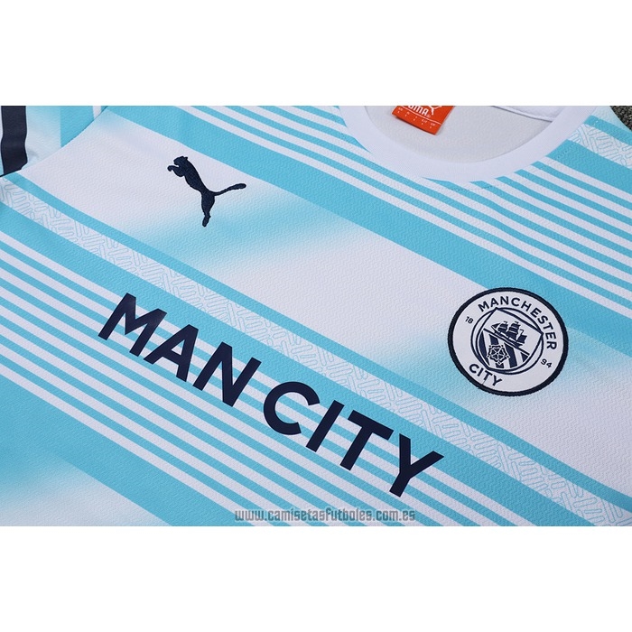Chandal del Manchester City Manga Corta 2022 Azul - Pantalon Corto